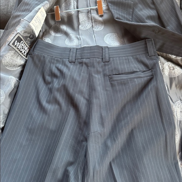 Versace Dark Pinstripe Suit - Picture 9 of 15